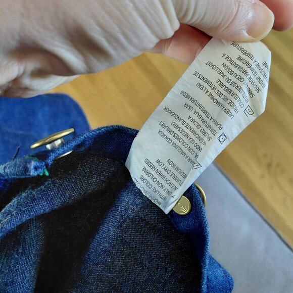 Like New Liberty Blue Stonewashed Denim Bib Overalls Men's Size 36 - Picture 9 of 9